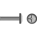 Seachoice 5/16"-18 x 4 in Phillips Pan Machine Screw, Plain Steel 536